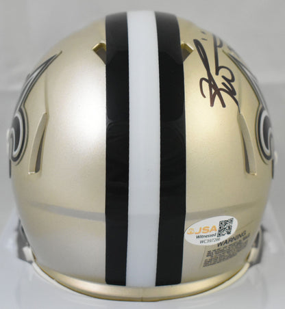 Ricky Williams Signed New Orleans Saints Speed Mini Helmet