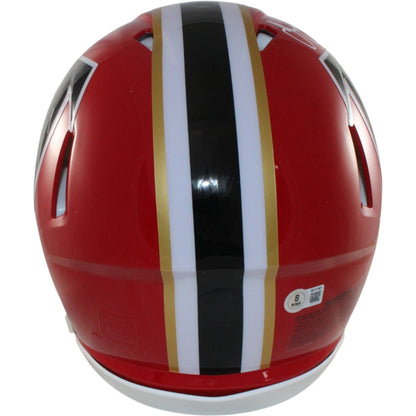 Julio Jones Signed Atlanta Falcons Authentic Throwback Helmet