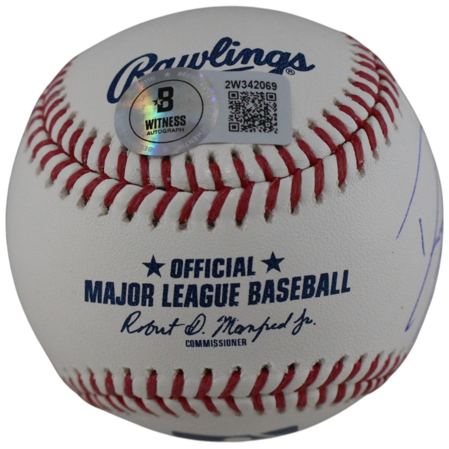 Dwight Freeney Autographed Indianapolis Colts Official Major League Baseball