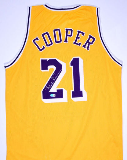 Michael Cooper Autographed Los Angeles Lakers Style Gold Custom Jersey