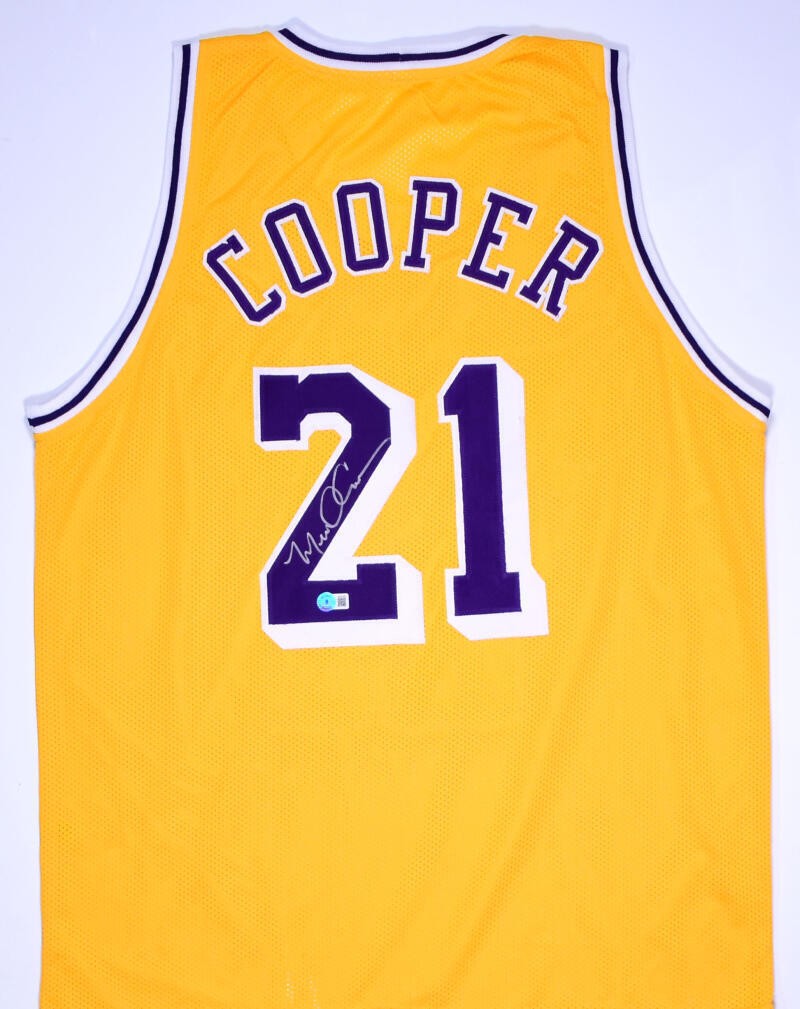 Michael Cooper Autographed Los Angeles Lakers Style Gold Custom Jersey