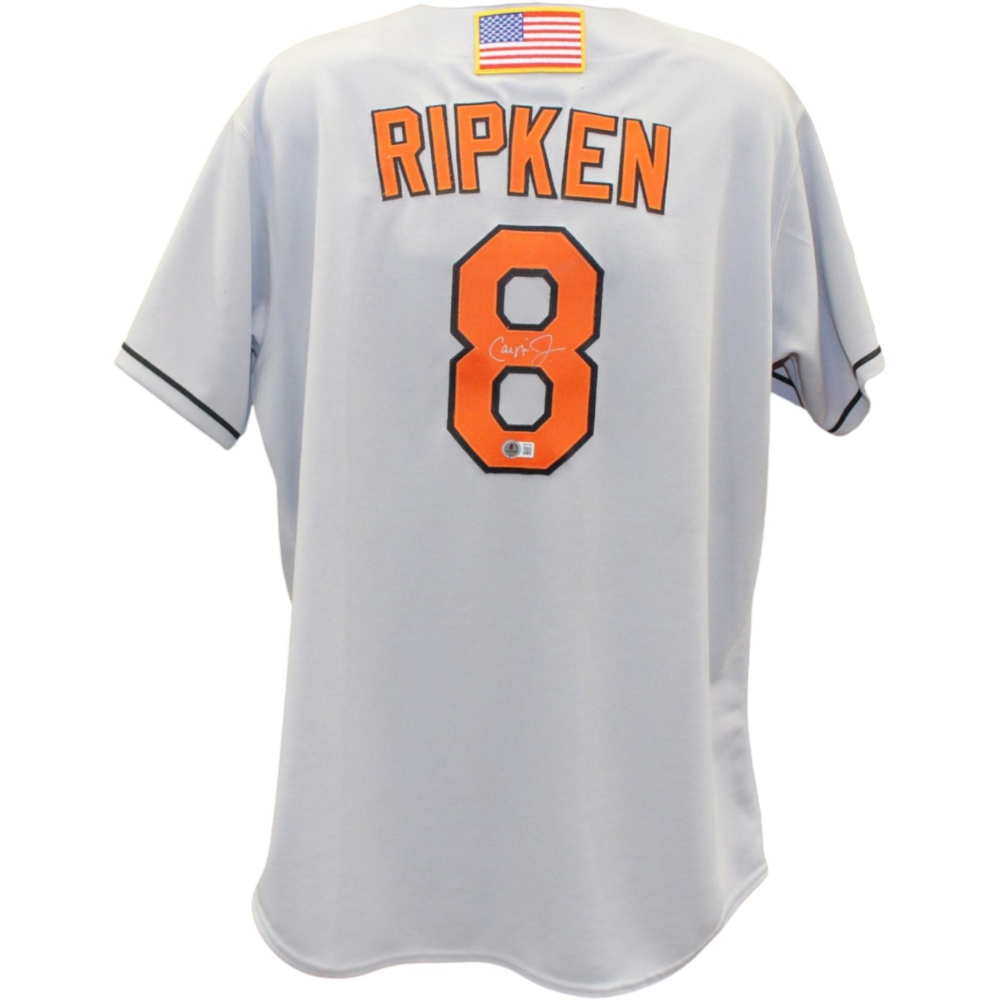 Cal Ripken Jr Signed Baltimore Orioles Grey Jersey
