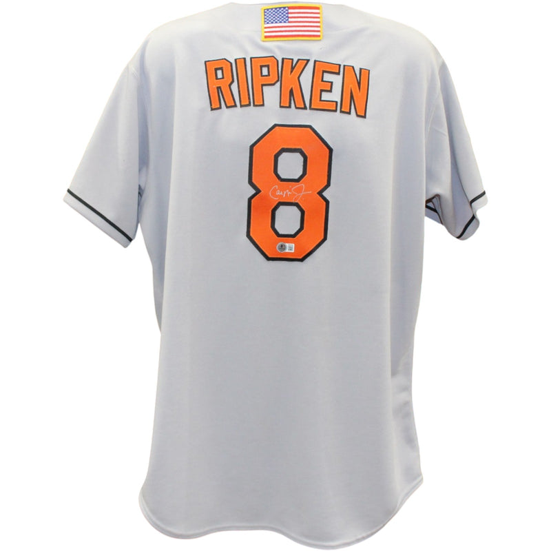 Cal Ripken Jr Signed Baltimore Orioles Grey Jersey