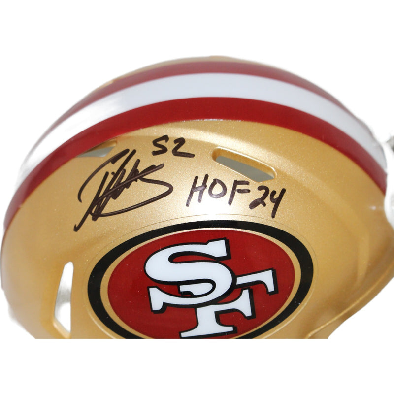 Patrick Willis San Francisco 49ers Signed Mini Helmet (HOF Inscription)