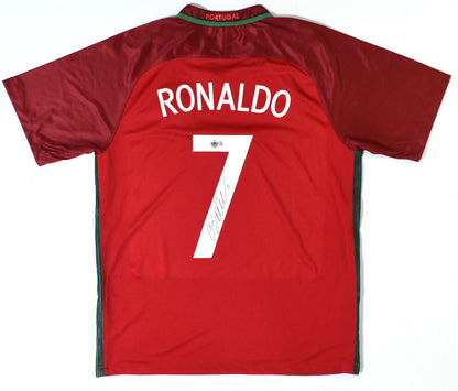 Cristiano Ronaldo Signed Portugal National Team Home Jersey