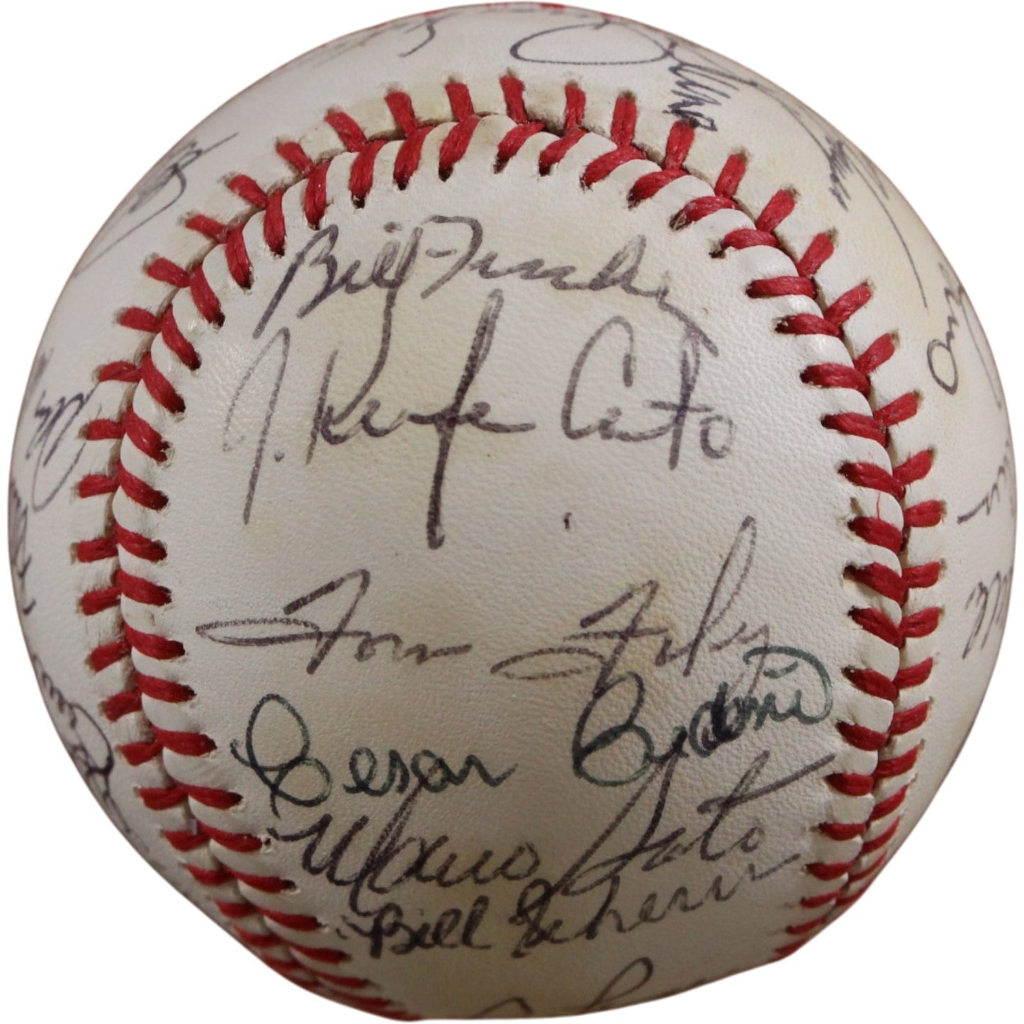 Cincinnati Reds 1983 Team Signed Baseball - Johnny Bench & 23 Others (Beckett)