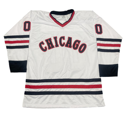 Chevy Chase Signed Chicago Griswold Custom Jersey (Beckett Witness COA)