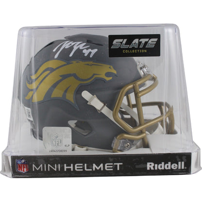 John Lynch Tampa Bay Buccaneers Autographed Slate Mini Helmet