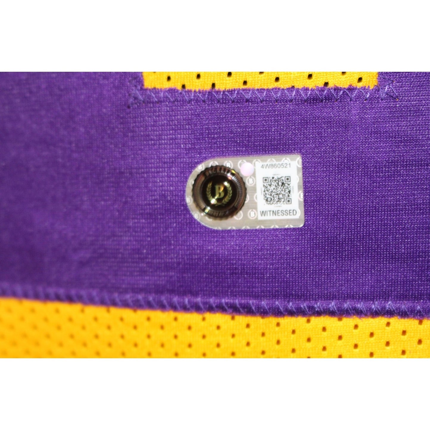 Justin Jefferson Autographed LSU Style Yellow Jersey