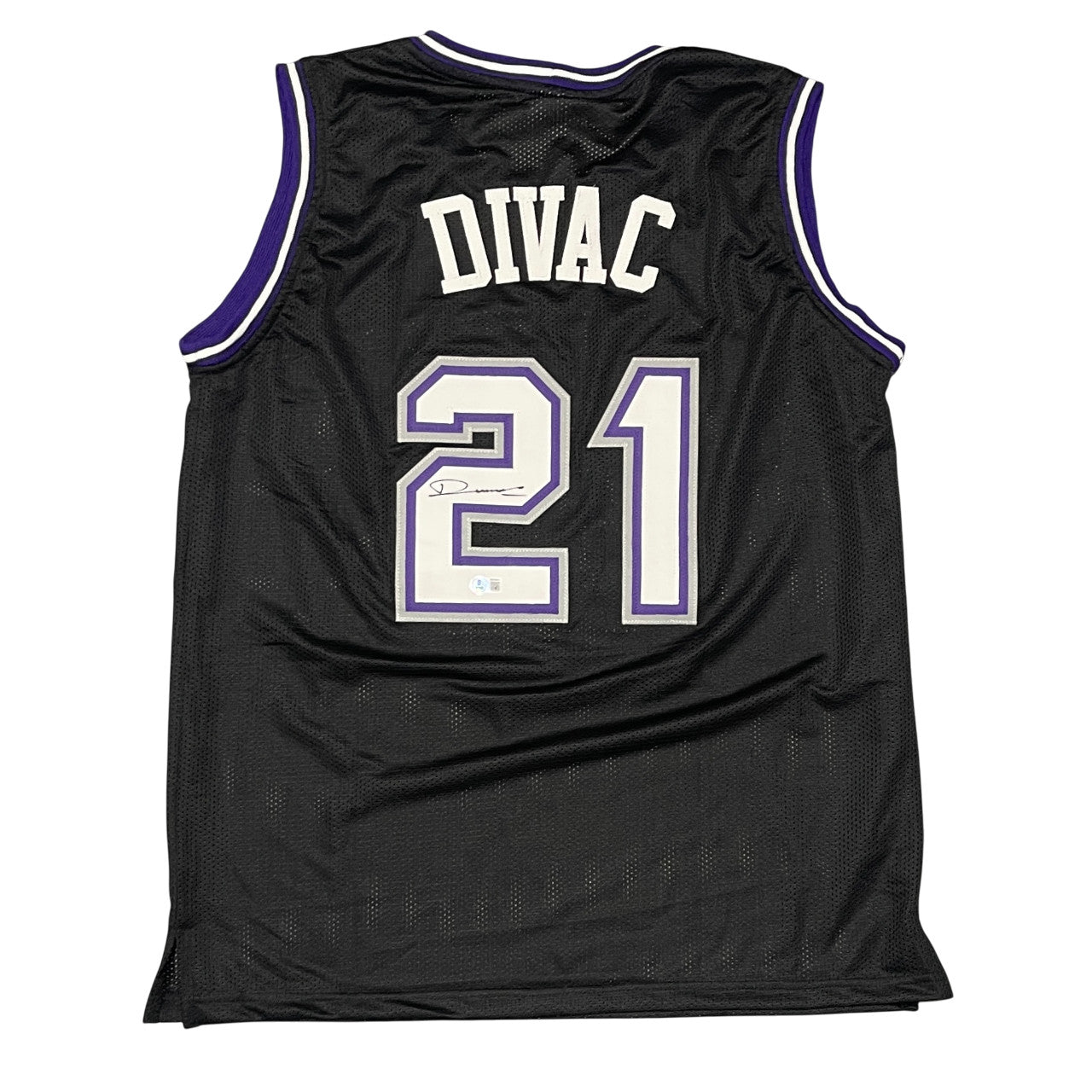 Vlade Divac Signed Sacramento Kings Custom Basketball Jersey (Beckett COA)