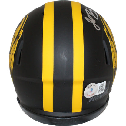 John Riggins Signed Washington Redskins Riddell Eclipse Mini Helmet