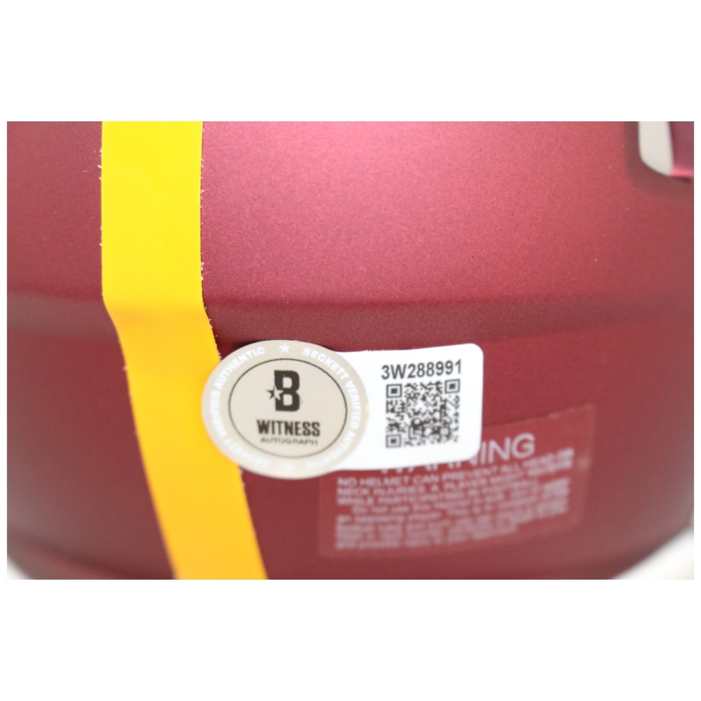Chris Cooley Washington Commanders Autographed Mini Helmet Beckett Witnessed
