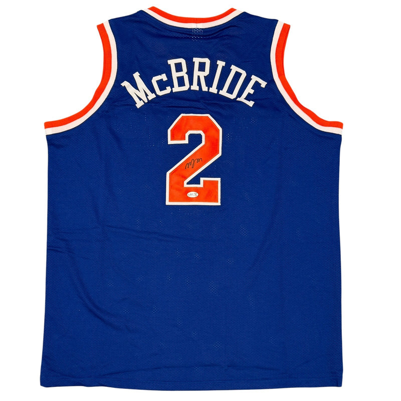 Miles McBride New York Knicks Autographed Custom Jersey