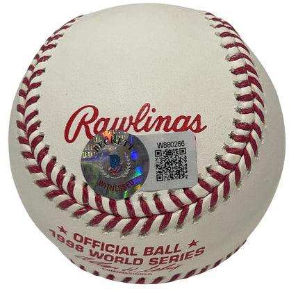 Paul O'Neill Signed 1998 World Series Baseball with 2 Inscriptions