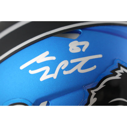 Sam LaPorta Autographed Detroit Lions 2024 Alternate Mini Helmet