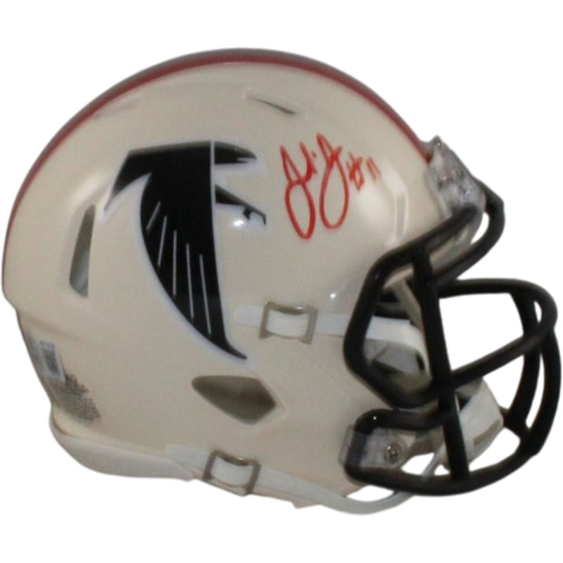 Julio Jones Autographed Atlanta Falcons Retro Mini Helmet