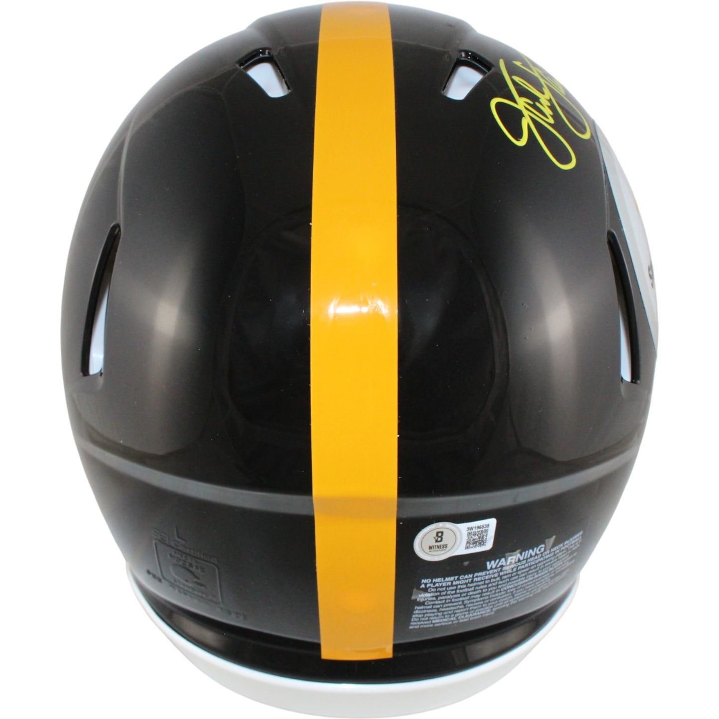 Jack Lambert Signed Pittsburgh Steelers Authentic Full Size Throwback Helmet HOF