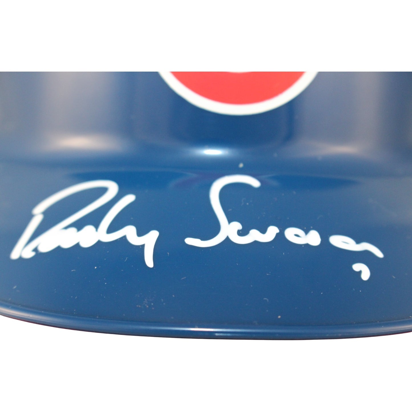 Dansby Swanson Autographed Chicago Cubs Rawlings Mini Batting Helmet