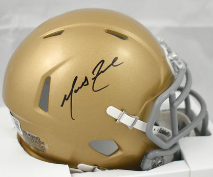 Marcus Freeman Autographed Notre Dame Fighting Irish Speed Mini Helmet