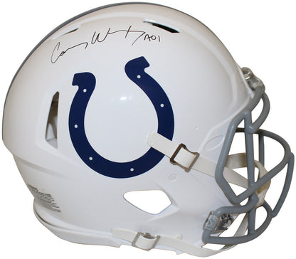 Carson Wentz Signed Indianapolis Colts Riddell Authentic Speed Helmet