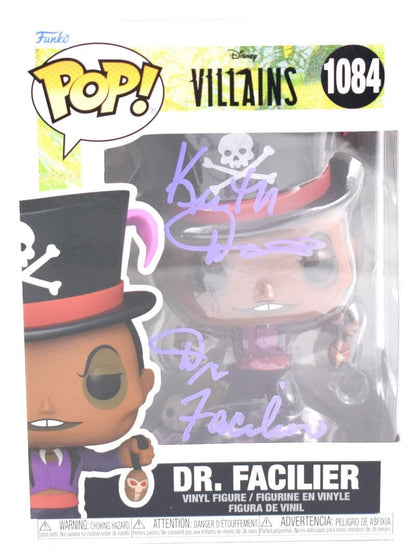 Keith David Signed Dr. Facilier Funko Pop Figurine #1084 Beckett