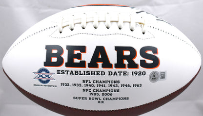 DJ Moore Autographed Chicago Bears Logo Football