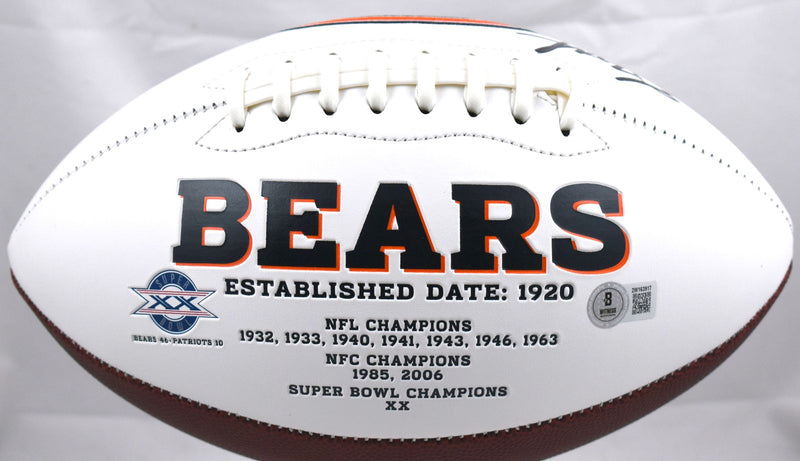 DJ Moore Autographed Chicago Bears Logo Football