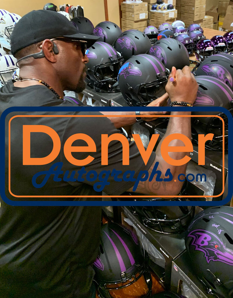 Ray Lewis Autographed Baltimore Ravens Full Size Eclipse Helmet