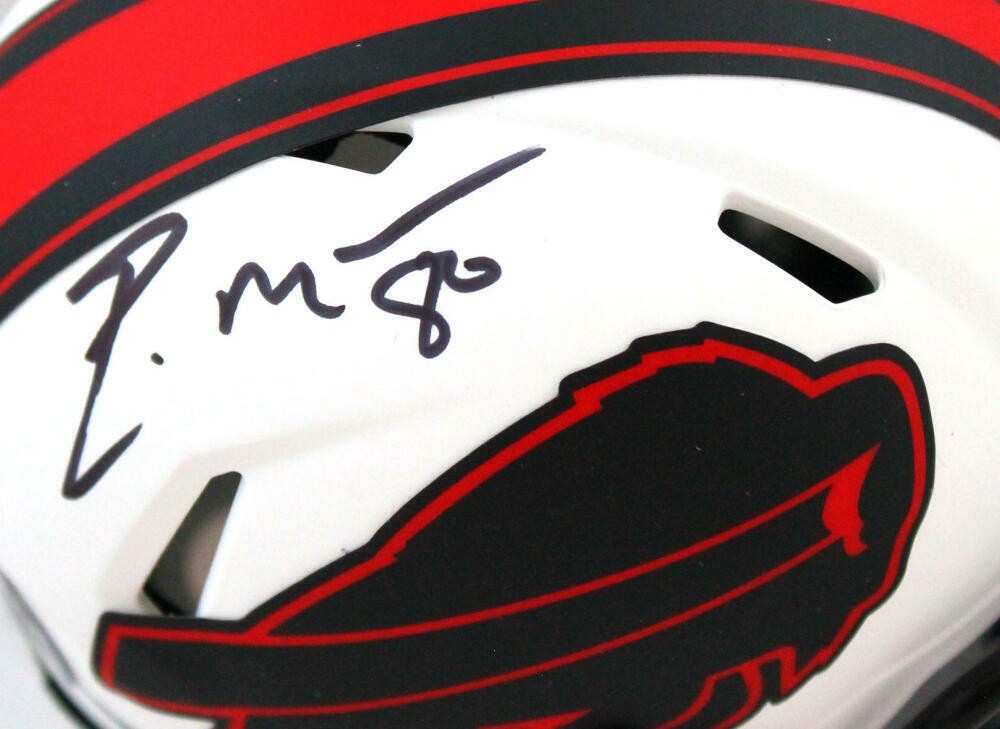 Eric Moulds Signed Buffalo Bills Lunar Speed Mini Helmet