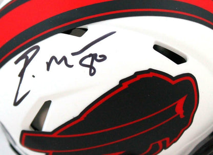 Eric Moulds Signed Buffalo Bills Lunar Speed Mini Helmet