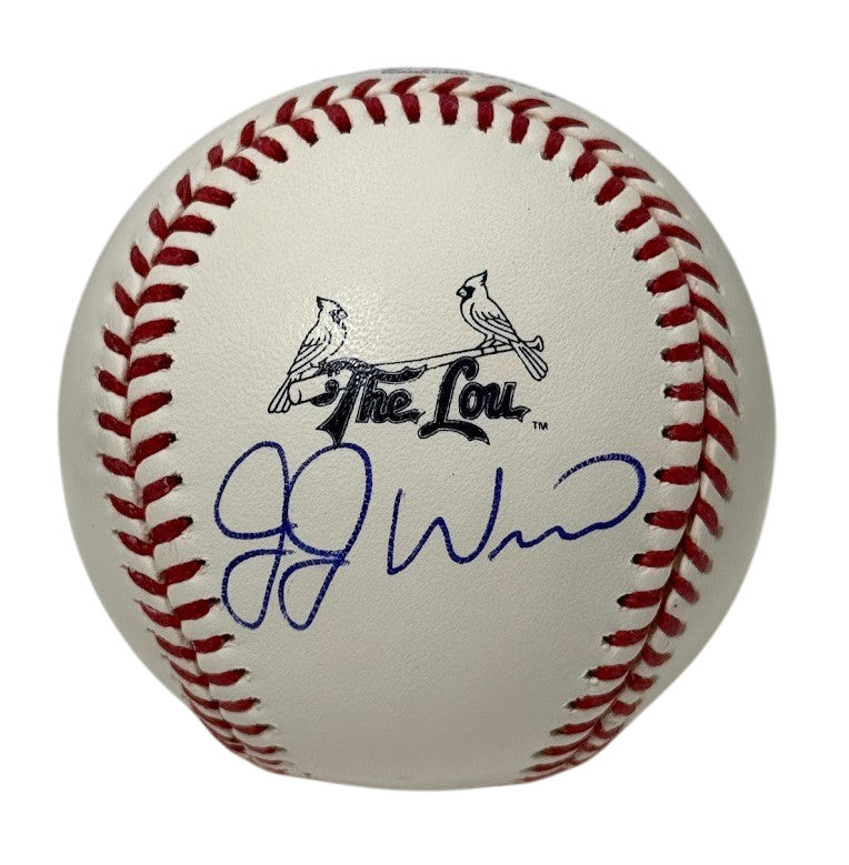 JJ Wetherholt St. Louis Cardinals Signed City Connect Logo Baseball BAS