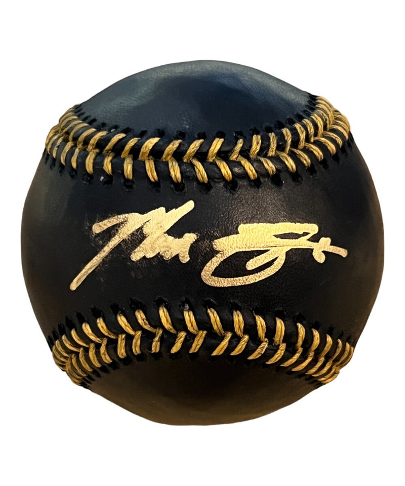 Max Scherzer Autographed Black New York Mets MLB Baseball