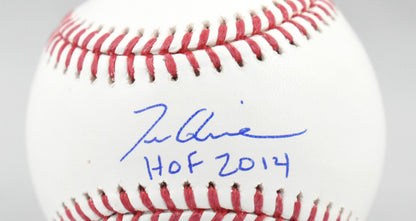 Tom Glavine Signed Official Major League Baseball - Inscribed HOF