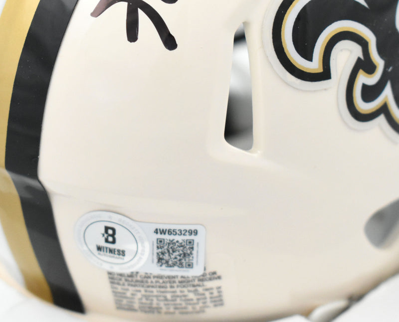 Ricky Williams Signed New Orleans Saints Retro Speed Mini Helmet