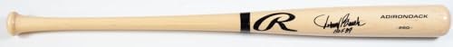 Johnny Bench Autographed Blonde Rawlings Pro Baseball Bat (HOF Inscription)