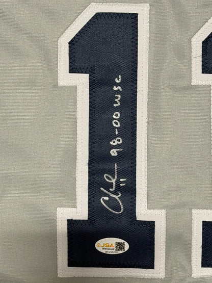 Chuck Knoblauch Signed New York Yankees Custom Jersey