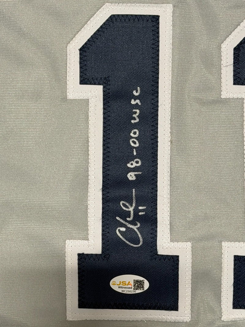 Chuck Knoblauch Signed New York Yankees Custom Jersey