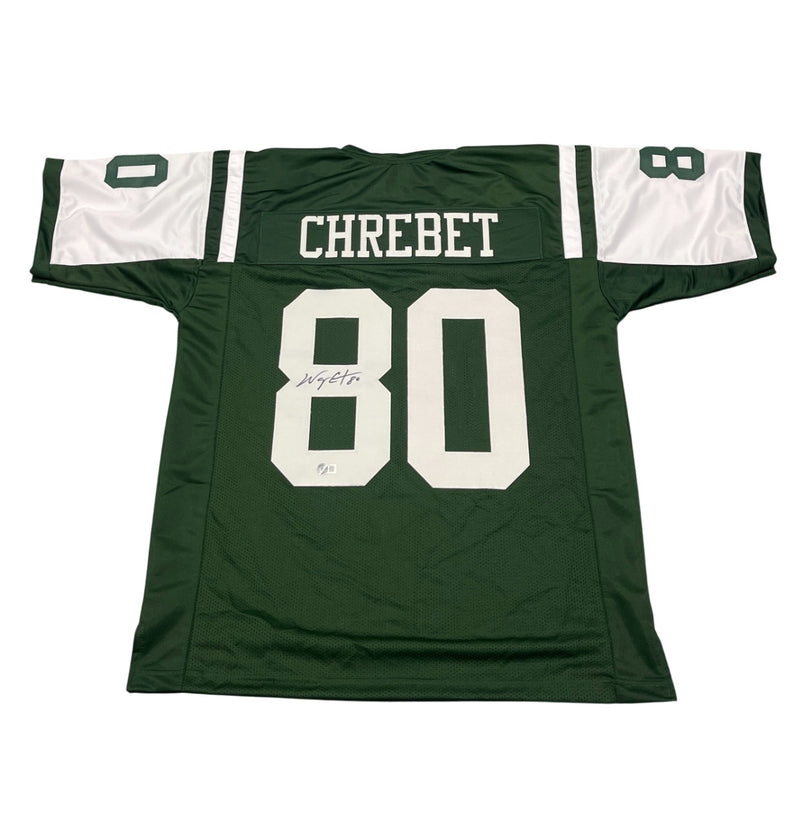 Wayne Chrebet New York Jets Autographed Custom Jersey (Beckett COA)