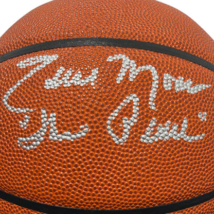 Earl Monroe Signed Wilson NBA Basketball - "The Pearl" Inscription