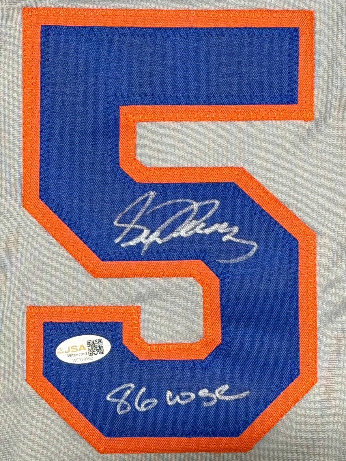 Sid Fernandez New York Mets Signed Custom Jersey (86 WSC) JSA