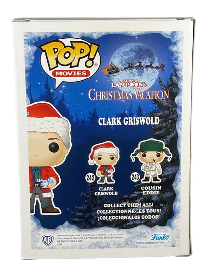 Chevy Chase Signed Clark Griswold Christmas Vacation Funko Pop #242 BAS COA