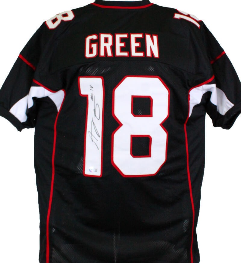 AJ Green Autographed Arizona Cardinals Black Custom Jersey