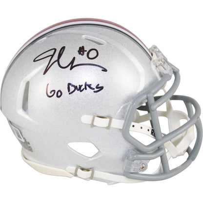 Jonathon Cooper Autographed Ohio State Buckeyes Mini Helmet