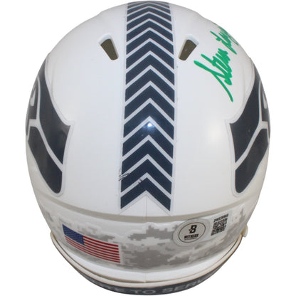 Steve Largent Seattle Seahawks 2024 Salute to Service Mini Helmet