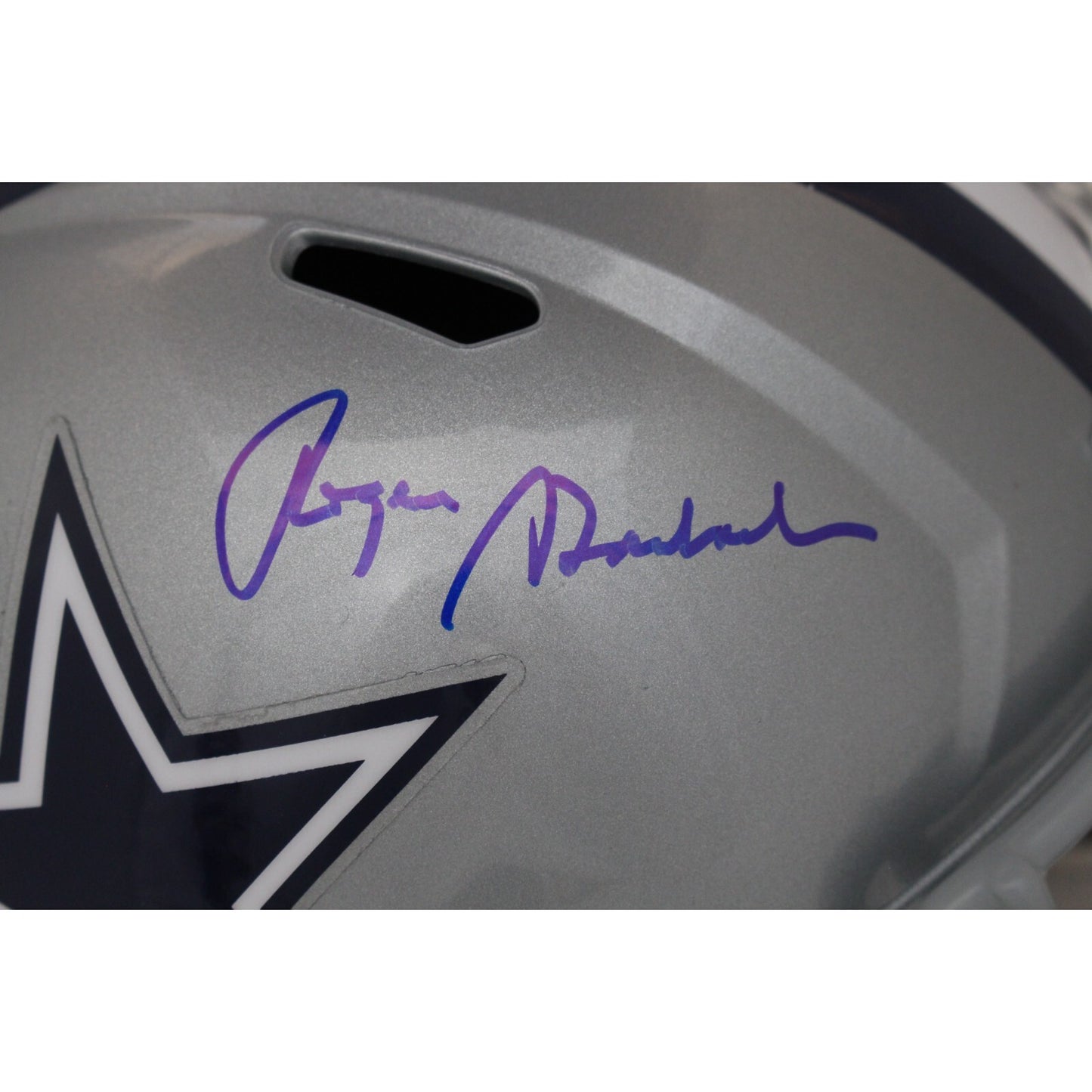 Roger Staubach Signed Dallas Cowboys Full Size Replica Helmet (BAS)