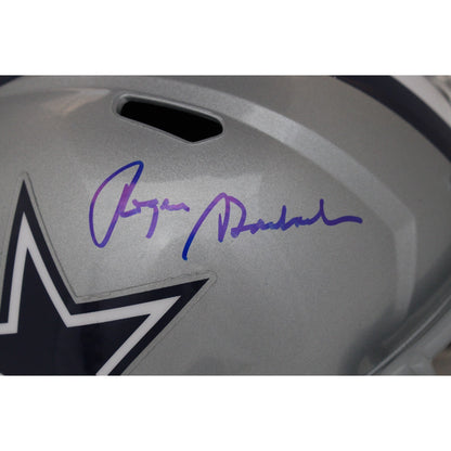Roger Staubach Signed Dallas Cowboys Full Size Replica Helmet (BAS)