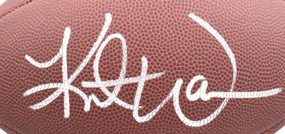 Kurt Warner Signed Wilson Super Grip Football - Silver Ink