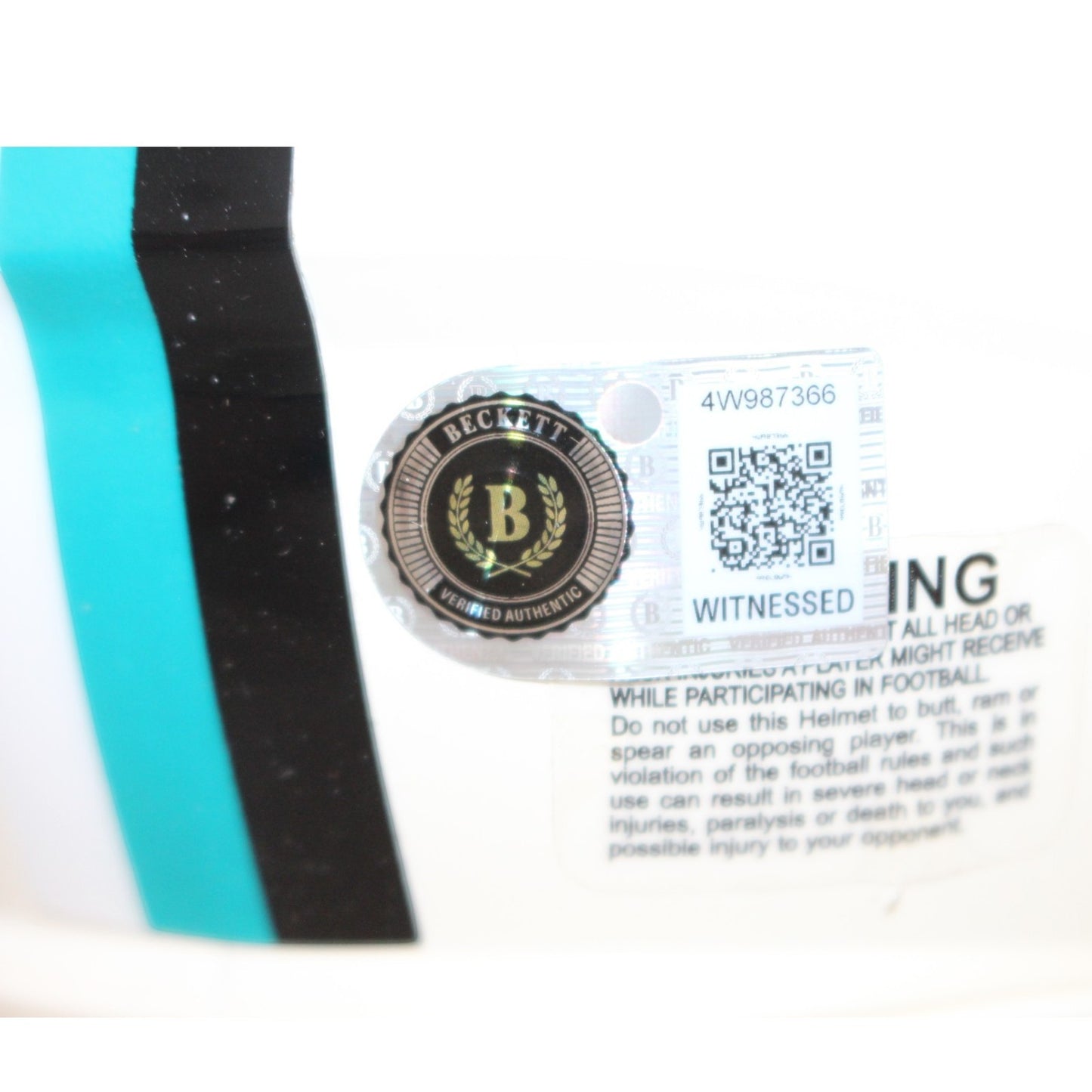 Travis Hunter Autographed Jacksonville Jaguars Retro Mini Helmet