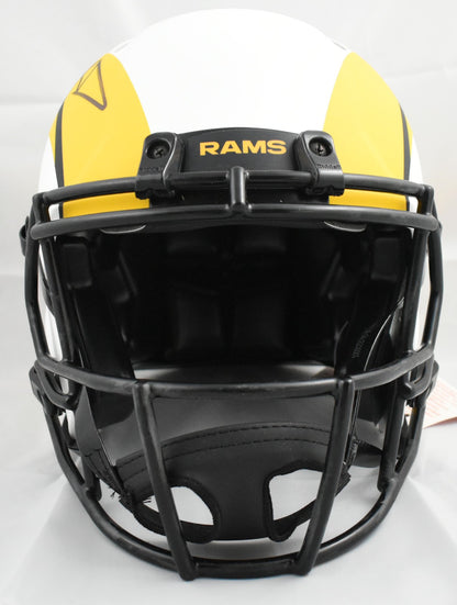 Aaron Donald Signed Los Angeles Rams Full Size Lunar Speed Authentic Helmet
