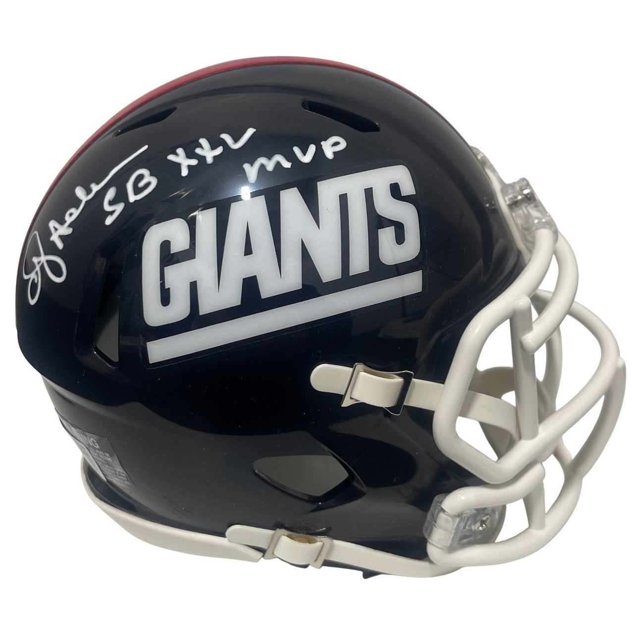Ottis Anderson Signed New York Giants Throwback Mini Helmet SB XXV MVP BAS